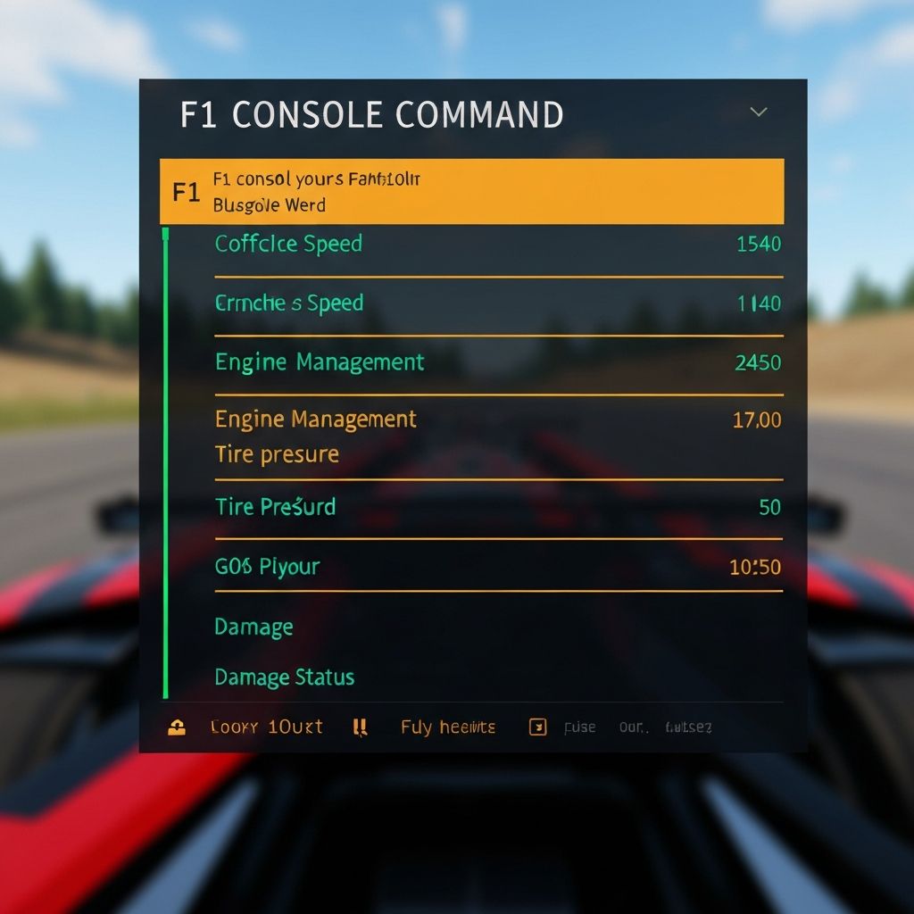 Rust F1 console